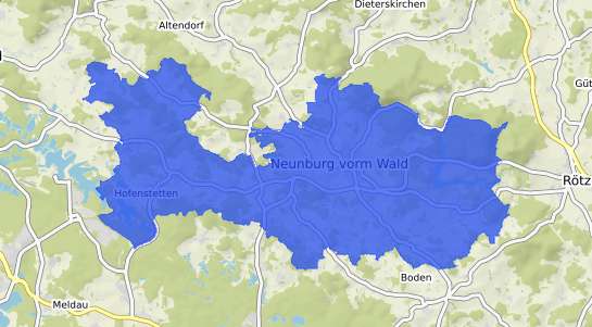 Bodenrichtwertkarte Neunburg vorm Wald